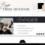 Email Signature Template Logo, Best Seller Email Marketing Tool, Professional Real Estate Picture Signature, Realtor Gmail Design