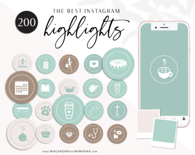 Boho Instagram Highlight Covers, Bohemian Instagram Highlights, Boho Story Highlight Icons for Social Media