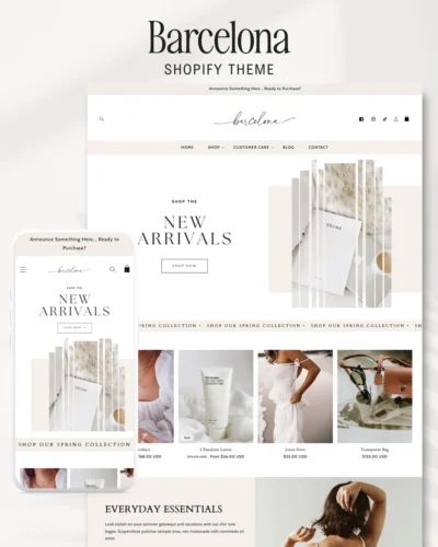 Stunning prestige Shopify theme with built in features and an editorial layout