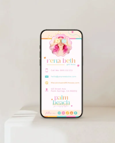 Palm Beach // Digital Business Cards