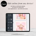 Instagram Post Templates Canva, Bright Creative Instagram Quotes, Fun Pink Engagement Blogger, Beauty, Coach Affirmation Business Bundle