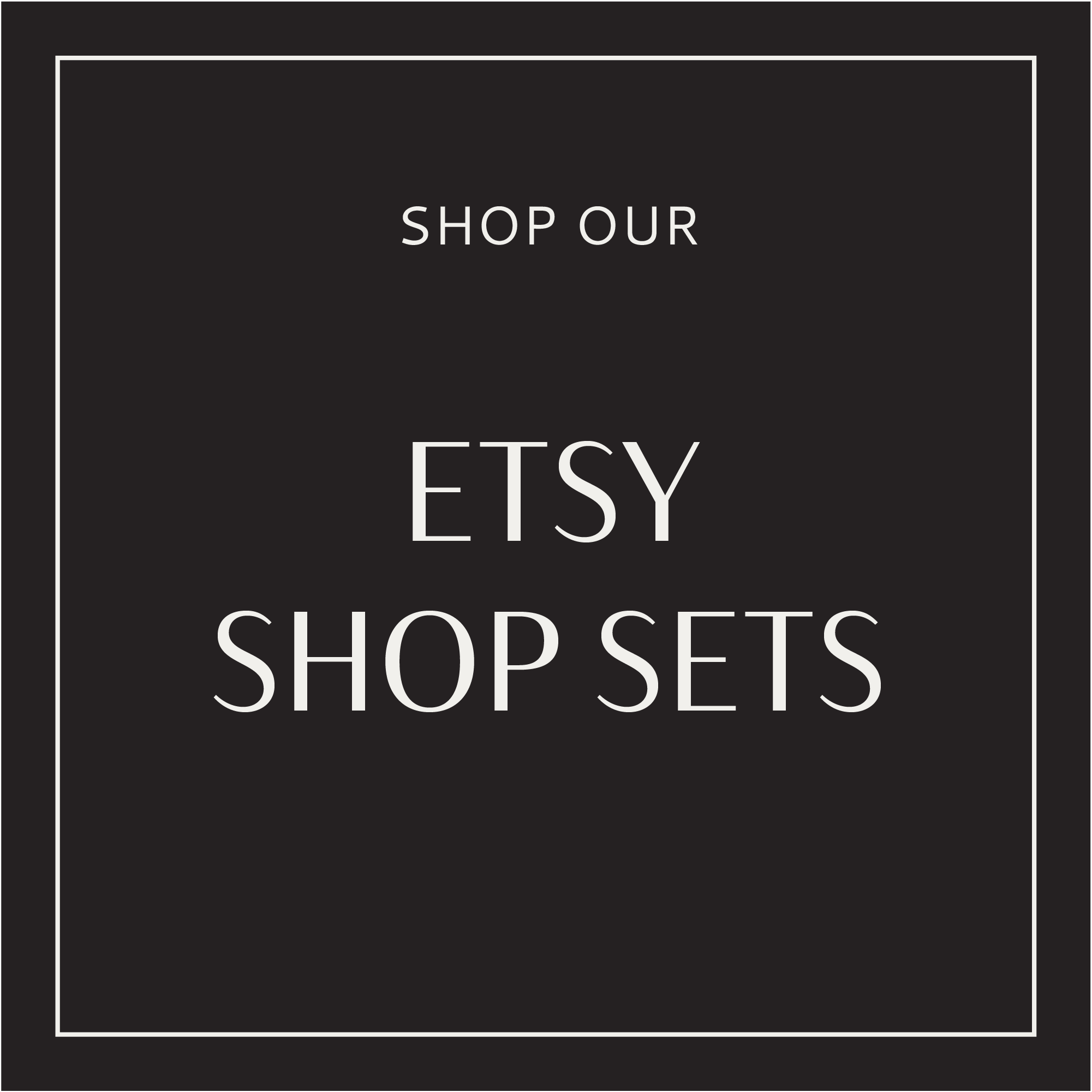 Etsy Shop Kit + Banner Set • Macarons and Mimosas