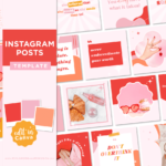 Instagram banner template to style your brand. Customizable templates for any business. Grab your bundle - mix and match and start designing today!