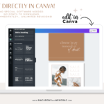 Canva social media templates to style your Instagram, Facebook and Tiktok. Grab your bundle - mix and match and start designing your new feed today!