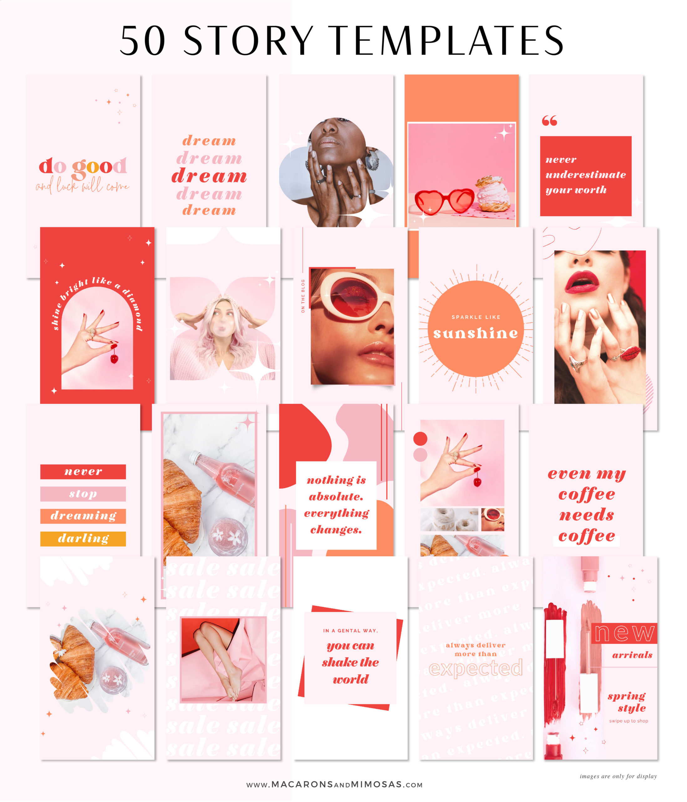 Bright Boho Instagram Story Templates Canva, Bright Quotes for Instagram, Creative Instagram Templates, Colorful Canva Designs, Small Business Brand