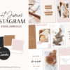 Boho Instagram Story Templates for Canva, Pink White Instagram Templates for Stories Posts, Coach Templates for Instagram Reels