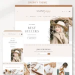 Best Shopify Theme Templates in Neutral color palette with premium built in features.