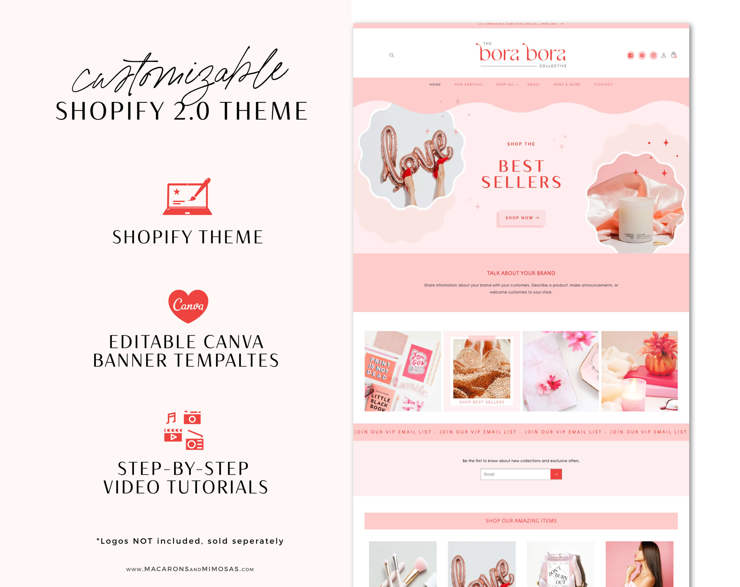 Bright Colorful Shopify Theme Templates, Neutral Shopify Template, Premium Shopify Themes to convert your visitors into customers and increase your sales