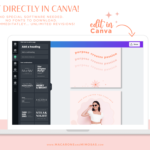 Pink Boho Instagram Post Templates Canva, Bright Quotes for Instagram, Creative Instagram Templates, Colorful Canva Designs, Small Business Brand