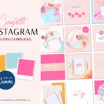 Bright Boho Instagram Post Templates Canva, Bright Quotes for Instagram, Creative Instagram Templates, Colorful Canva Designs, Small Business Brand