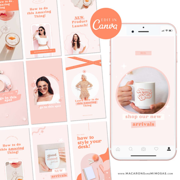 Instagram Reel Templates Pink Fun Ideas Instagram Reels Video