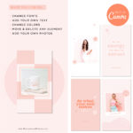 Pink Boho Instagram Story Templates Canva, Bright Quotes for Instagram, Creative Instagram Templates, Colorful Canva Designs, Small Business Brand
