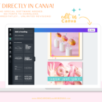 Bright Boho Instagram Templates for Canva, Pink Instagram Templates for Stories and Posts, Canva Beauty Templates for Instagram Reels