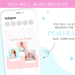 Social media template Instagram in bright pastel vibes to style your brand pretty. Bright boho Instagram post templates that are editable in Canva.