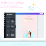 Social media template Instagram in bright pastel vibes to style your brand pretty. Bright boho Instagram post templates that are editable in Canva.