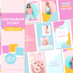 Bright Boho Instagram Reel Templates Canva, Bright Quotes for Instagram, Creative Instagram Templates, Colorful Canva Designs, Small Business Brand