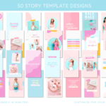 Bright Boho Instagram Reel Templates Canva, Bright Quotes for Instagram, Creative Instagram Templates, Colorful Canva Designs, Small Business Brand