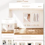Shopify art stores and themes for the artist. Minimal Art Gallery Shopify Template, Neutral Shopify Theme, Photography Gallery E-commerce Store Design