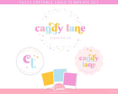DIY Canva editable branding kit with Semi Custom logo colorful logo Brand Board template, Boho Stock Photos suggestions, and more! 