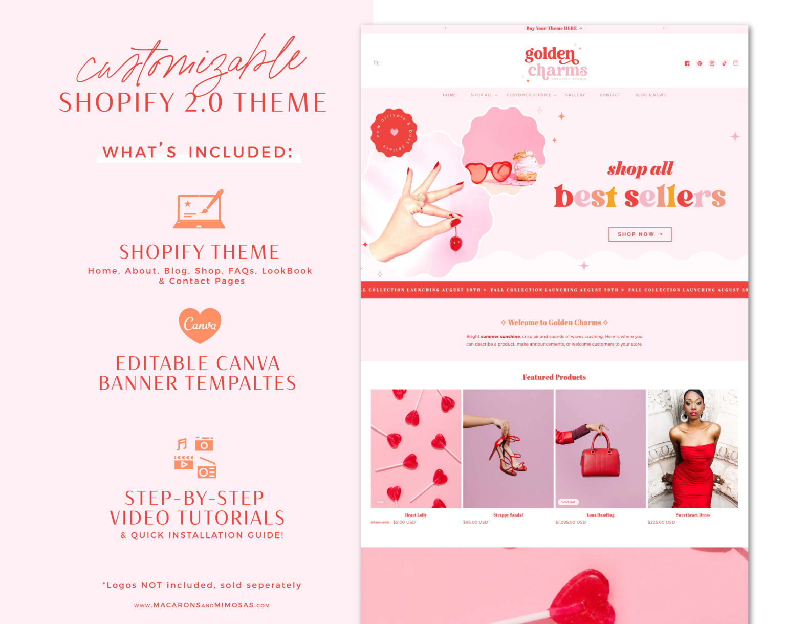 Vibrant Editorial Shopify Theme in a Bold Colorful Layout