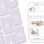 Purple Instagram Highlight Covers, 200 Lilac purple Instagram Story Highlight Icons to style your Instagram profile for Fashion, Beauty, and Lifestyle