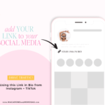 The best Link in Bio template is editable in Canva. Drive Clicks to your website through your TikTok and Instagram Social media accounts.