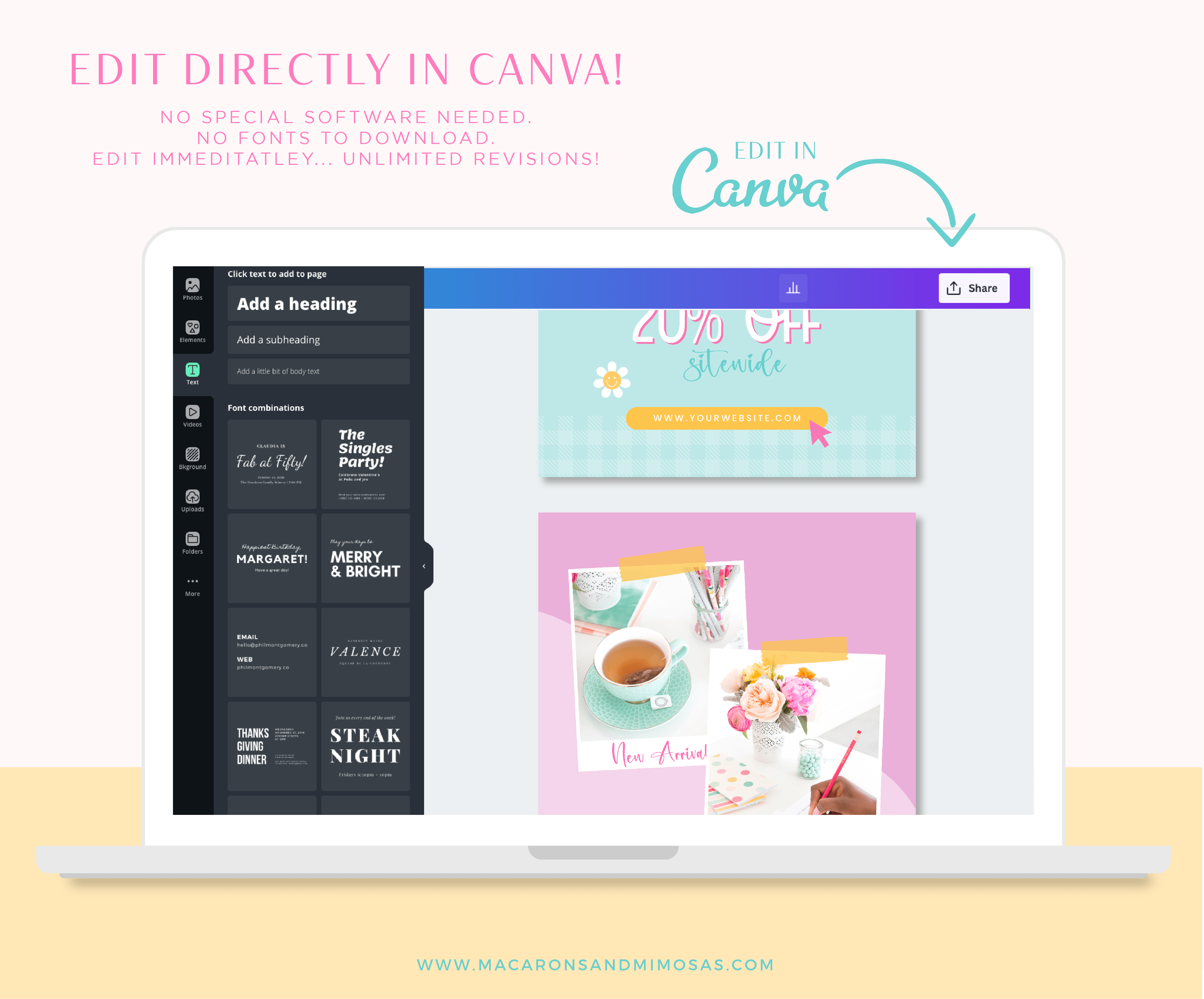 Bright Rainbow Instagram Templates for Canva, Fun Colorful Retro Instagram for Stories and Posts to engage with your audience on social media.
