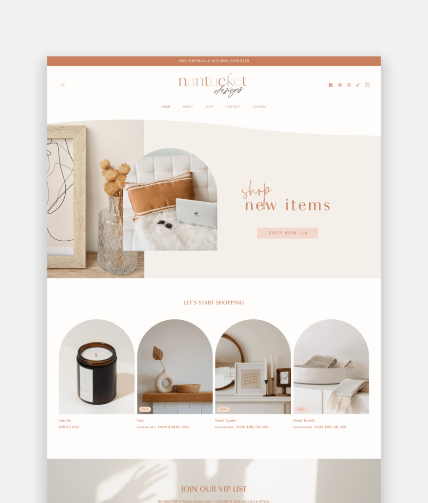 Best Shopify Themes for 2024 responsive design with video and parallax images