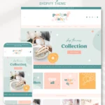 Pastel Shopify Theme with pastel rainbow Shopify Banners. Style your Shopify website with this enchanting daisy template in a perfect pastel color palette.
