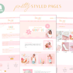 Boutique website templates for your eCommerce Store. Style your Shopify website with this enchanting pastel template in a perfect colorful palette.