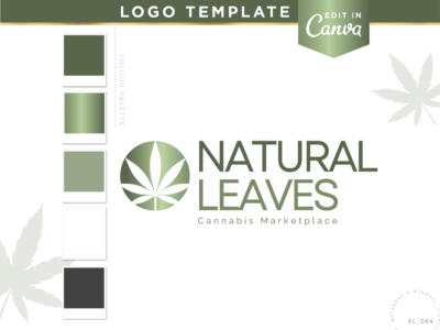 Cannabis Logo Maker easily edit our design templates for your business. Fast, easy and streamlined to create your own logo today.