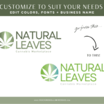 Cannabis Logo Maker easily edit our design templates for your business. Fast, easy and streamlined to create your own logo today.