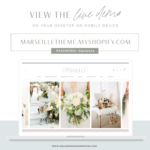 The best Shopify store templates with premium built-in features. Style your Shopify website with this enchanting wedding floral & event planner theme.