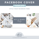 Canva Facebook Cover Template for Interior Designers, Realtor Facebook Banner Design, Home Sale Real Estate Facebook Banner Photos