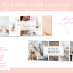 Facebook profile template with a stunning photo collage to style your personal or small business. Elevate your social media presence and shine!