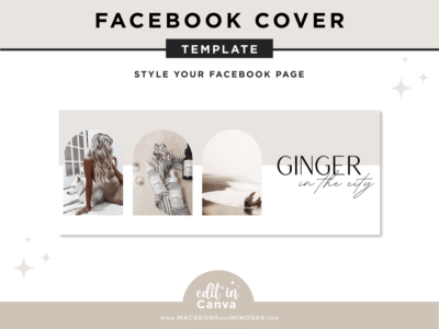 Facebook cover template fully editable in Canva. Customizable Facebook Banner Templates easy to edit for coaches, real estate, and more...