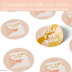 Digital Sunshine Stickers printable stickers to use for small business packaging, gift boxes, thank you labels, or to simply spreading happiness!