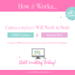 Editable Custom Design templates for Canva