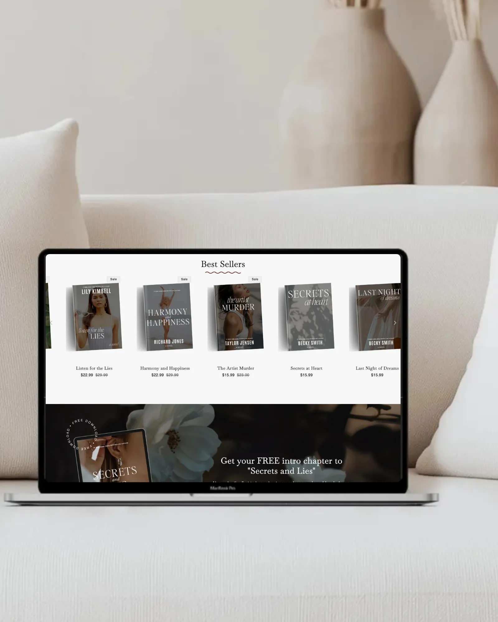 The Hamptons Author Shopify Theme for writers, bookstores, and book enthusiasts. Sleek and functional, it's perfect for showcasing works and captivating readers while driving sales.