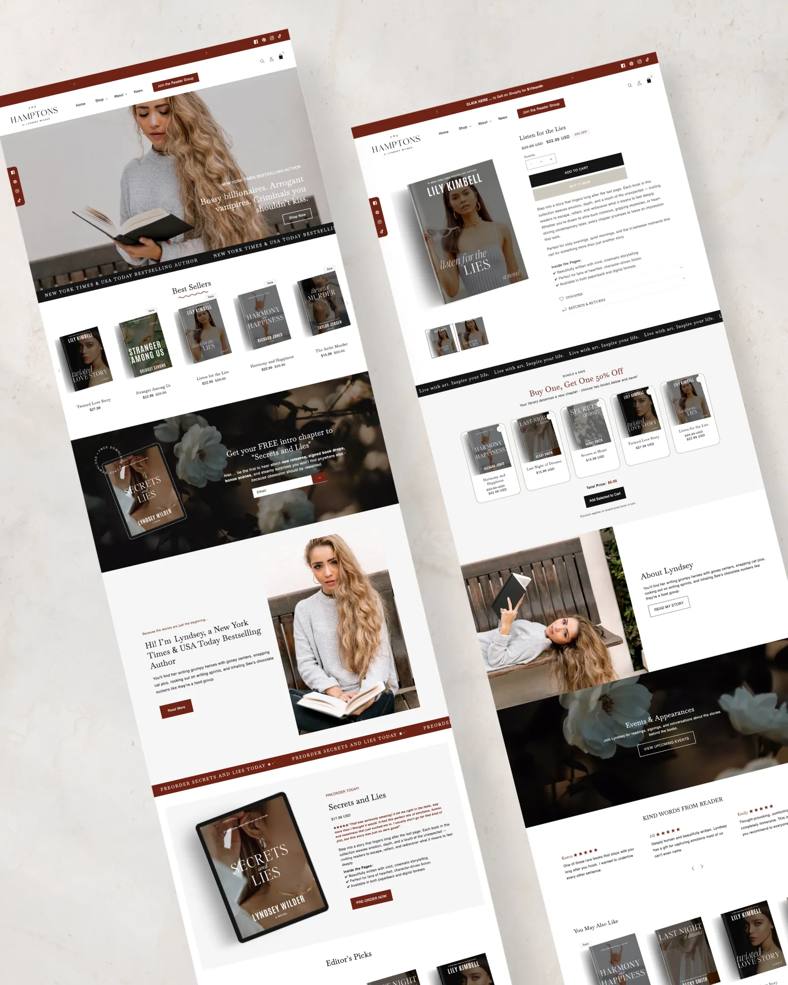 Author Shopify Theme for writers, bookstores, and book enthusiasts. Sleek and functional, it's perfect for showcasing works and captivating readers while driving sales.