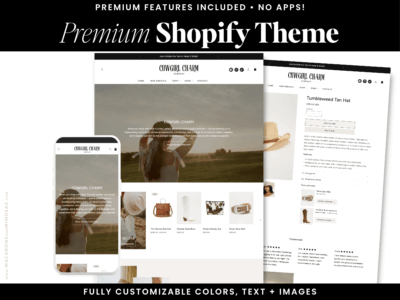 Shopify theme for western boutique owners and handmade sellers. Customize with ease, launch fast, and grow your cowgirl brand online—no coding needed.