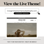 Shopify theme for western boutique owners and handmade sellers. Customize with ease, launch fast, and grow your cowgirl brand online—no coding needed.