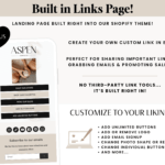 Free Link in Bio for Shopify Theme for handmade candle stores