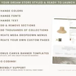 Luxury resortwear Shopify theme with mobile-friendly homepage sections and elevated product display