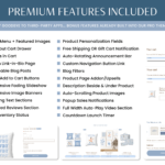 Homepage layout preview of the Western Boutique Shopify Theme