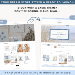 Homepage layout preview of the Western Boutique Shopify Theme