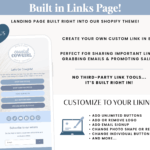 Free Cowgirl Link in bio Page for Shopify theme