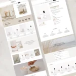 Luxury Candle Store Shopify Theme product page design with Aspen no apps built in features