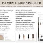 Customizable product page in Provence Shopify Skincare theme for haircare products