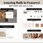 Premium built in features for a Luxury Skincare Shopify theme